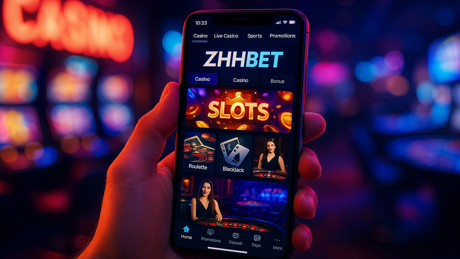 Baixar o ZHHBET Cassino App